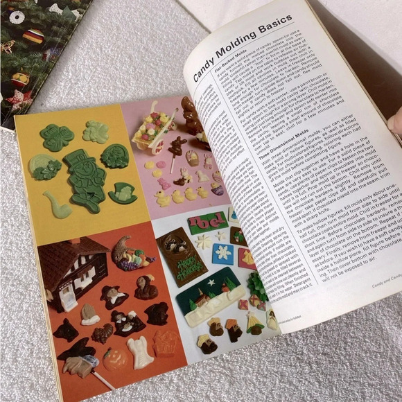 Vintage Cookbooks x2 Beautiful Holiday Ideas Candy & Candy Molding - Picture 10 of 11